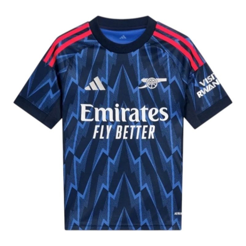 Arsenal 2025/26 Auswärts-Kinder-Trikot - Blau