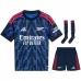 Set de camiseta infantil fuera de casa del Arsenal 2025/26 - Azul