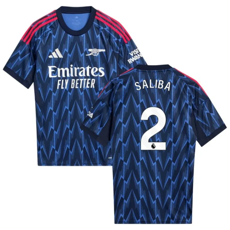 Arsenal SALIBA 2025/26 Away Jersey - Blue