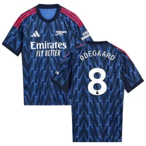 Arsenal ØDEGAARD 2025/26 Away Jersey - Blue