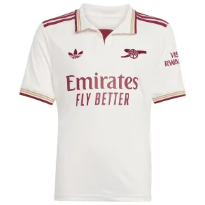 Arsenal 2025/26 Third Kids' Jersey - White