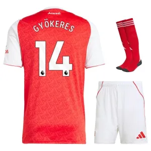 Arsenal GYOKERES Kids' Kit 2025/26 Home - Red