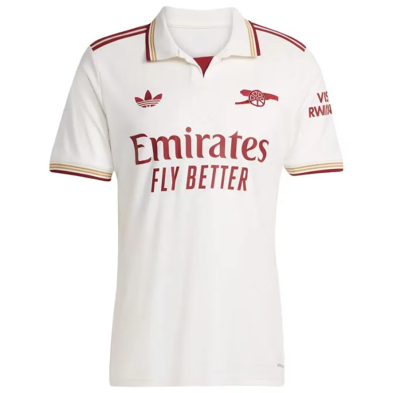 Arsenal G.JESUS 2025/26 Third Jersey - White
