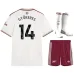 Arsenal GYOKERES 2025/26 Third Kids' Jersey Set - White