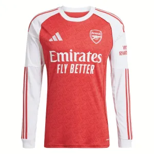 Arsenal 2025/26 Home Long-Sleeve Jersey - Red
