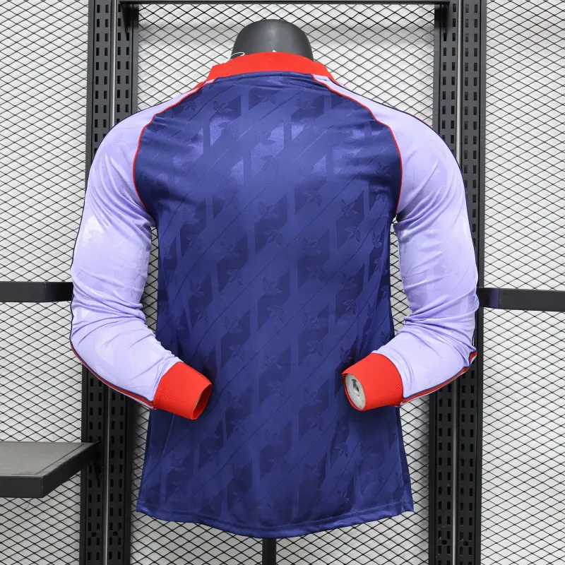 Arsenal 2025/26 Player Version Long-Sleeve Jersey - Blue