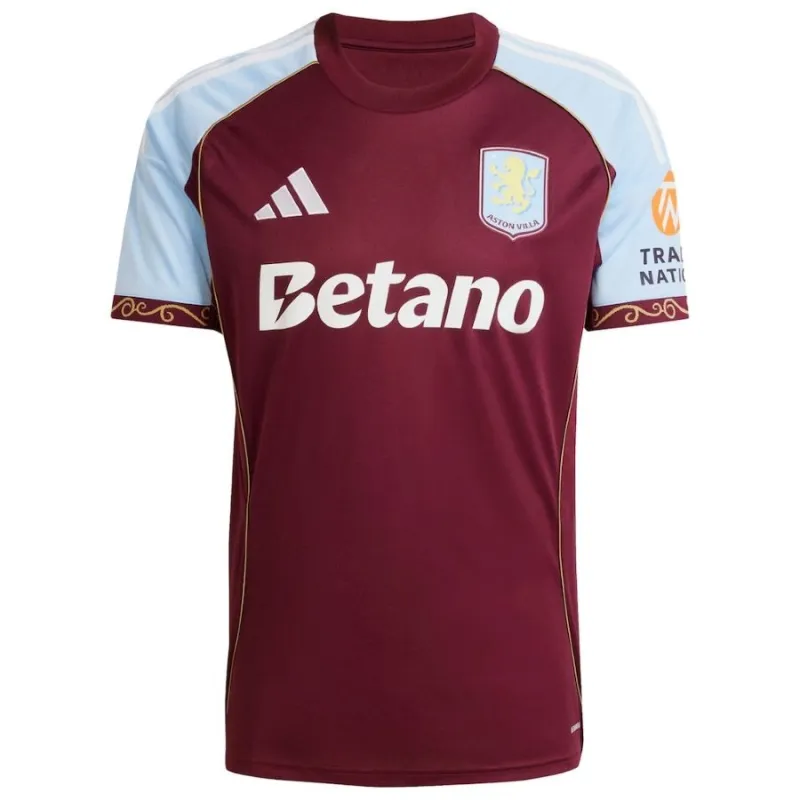 Aston Villa 2025/26 Home Kids Jersey + Shorts - Red