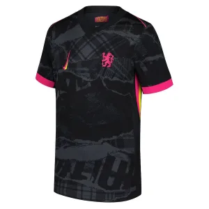 Troisième maillot pour enfants de Chelsea 2024/25 - Noir