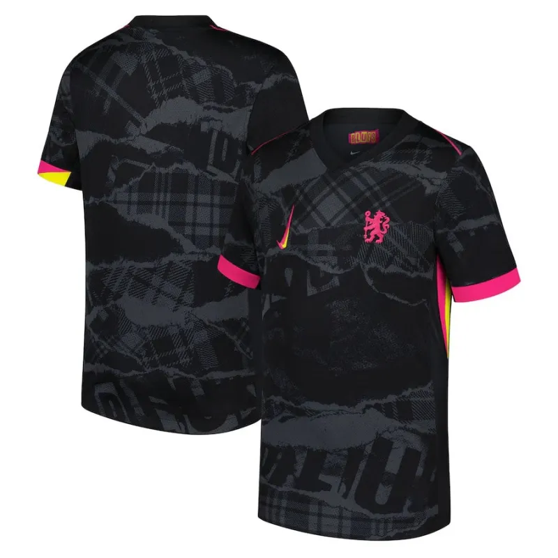 Chelsea 2024/25 Third Kids' Jersey - Black