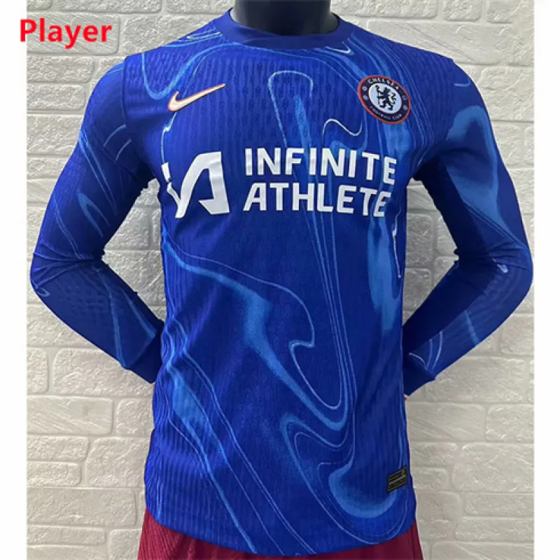 Maillot long - manches domicile de Chelsea 2024/25 - édition joueur - Bleu