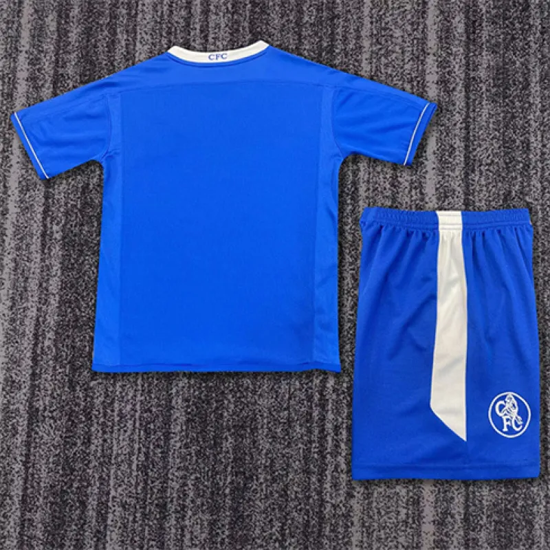 Maillot rétro d'enfant de domicile de Chelsea 2003 - 05 - Bleu