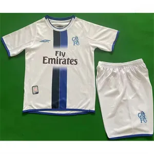 Maglia retro per bambini di fuori casa di Chelsea 2003 - 05 - Bianca
