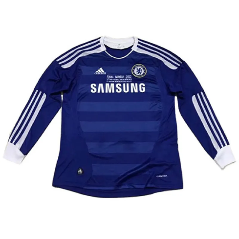 Maillot à manches longues rétro de Chelsea 2011/12 - Bleu