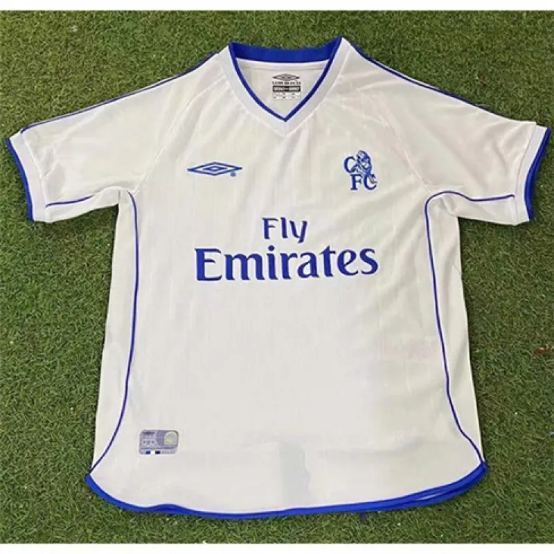 Maillot rétro d'aller de Chelsea 2001 - 2003 - Blanc