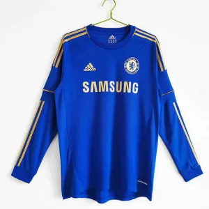 Maglia retro di casa a maniche lunghe di Chelsea 2012 - 2013 - Azzurra
