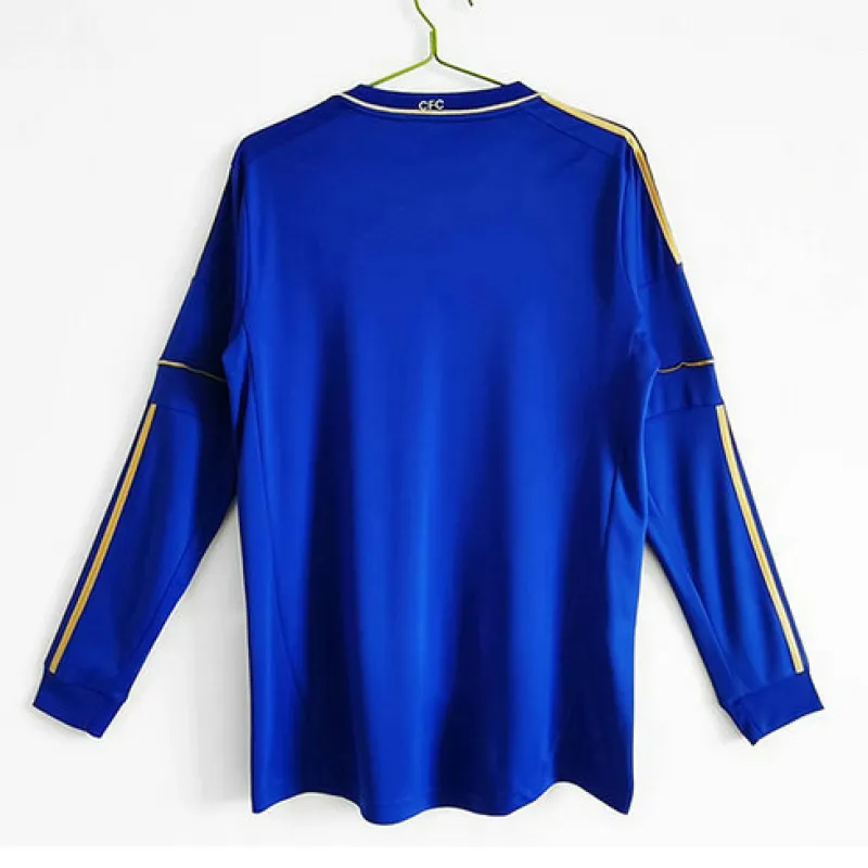 Chelsea 2012 - 2013 Home Retro Long - Sleeve Jersey - Blue