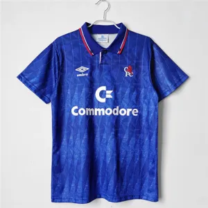 Maglia retro di casa di Chelsea 1989 - 1991 - Azzurra