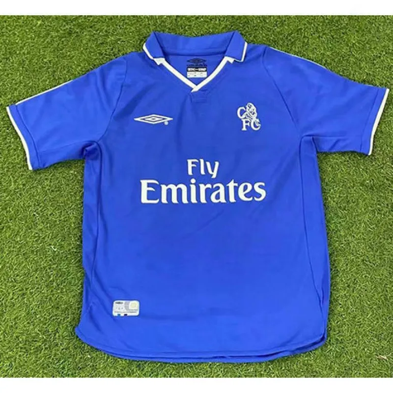 Maglia retro di casa di Chelsea 2001 - 2003 - Azzurra
