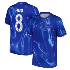 Le maillot de domicile de Chelsea 2024/25 d'Enzo - Bleu