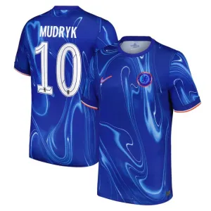 Le maillot de domicile de Chelsea 2024/25 de Mudryk - Bleu