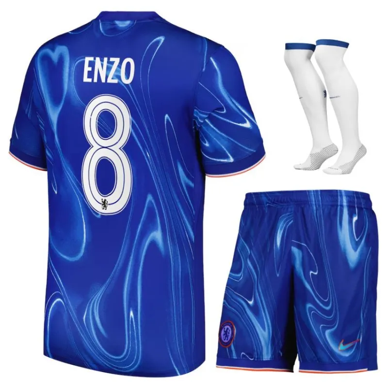 Enzo's Chelsea 2024/25 Home Kids' Jersey Set - Blue