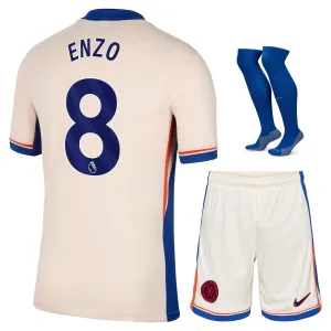 L'ensemble de maillots pour enfants d'extérieur de Chelsea 2024/25 d'Enzo - Orange clair