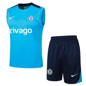 Gilet + Pantalons courts de Chelsea 2024/25 - Bleu clair