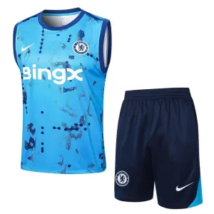 Gilet + Pantalons courts de Chelsea 2024/25 - Bleu ciel