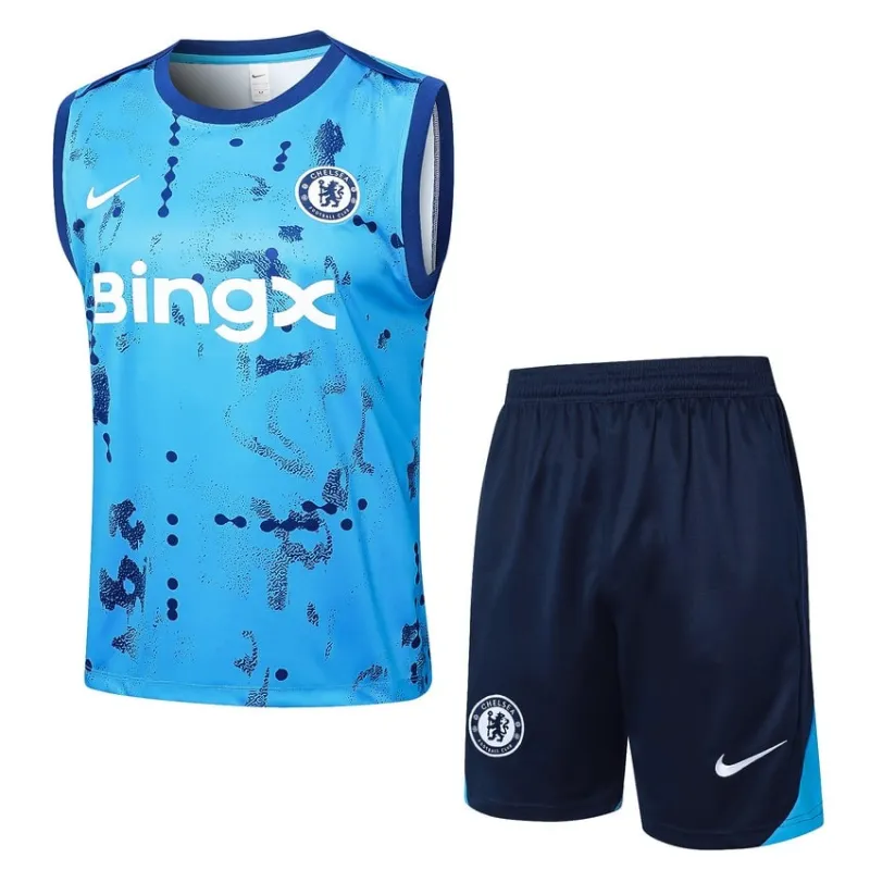 Chelsea 2024/25 Weste + Shorts - Himmelblau