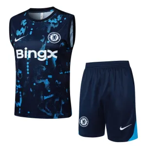 Gilet e calzoni corti di Chelsea 2024/25 - Motivo blu