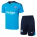 Chelsea 2024/25 Trainingsanzug + Shorts - hellblau