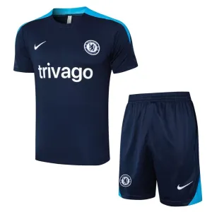 Costume d'allenamento + pantaloncini di Chelsea 2024/25 - blu scuro