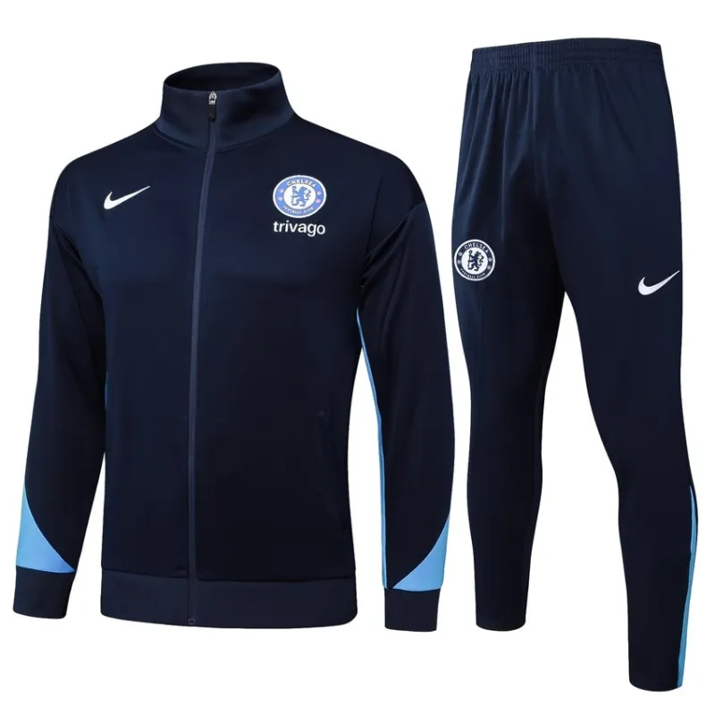 Chelsea 2024/25 Sportjacke + Hosen - Dunkelblau