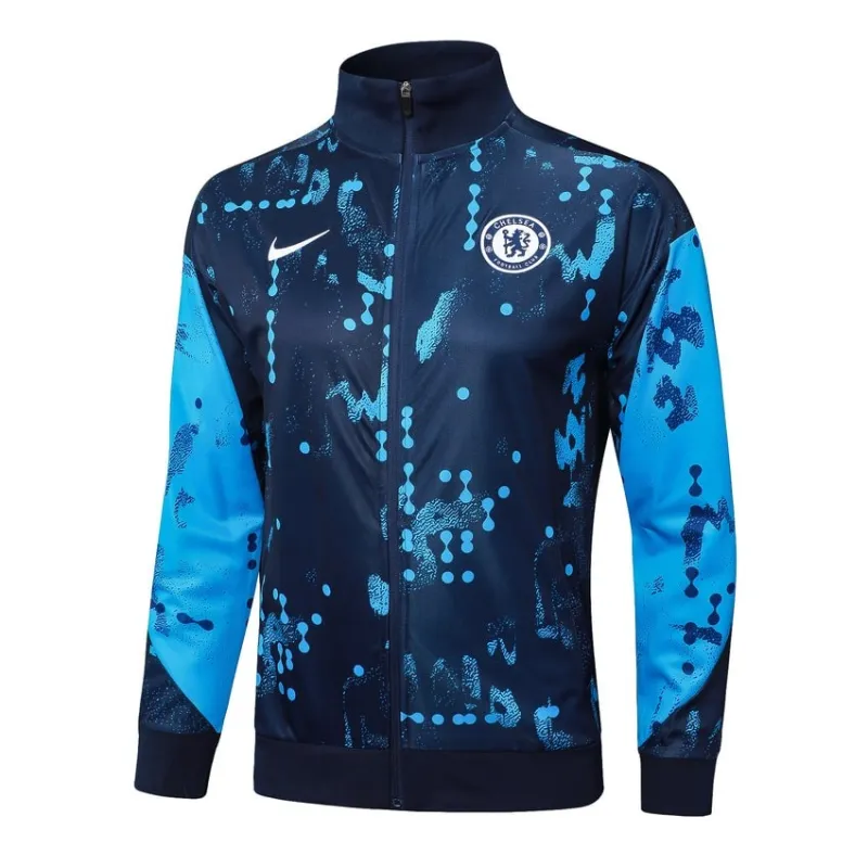 Chelsea 2024/25 Sportjacke + Hosen - Blaues Muster