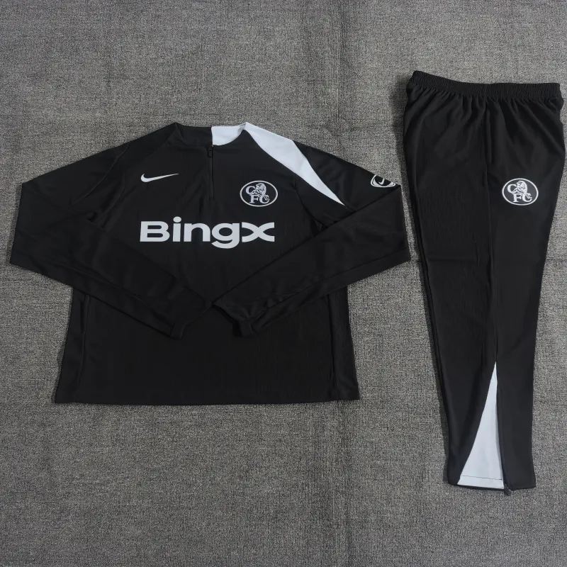 Chelsea 2025/26 Kinder Sportanzug Schwarz