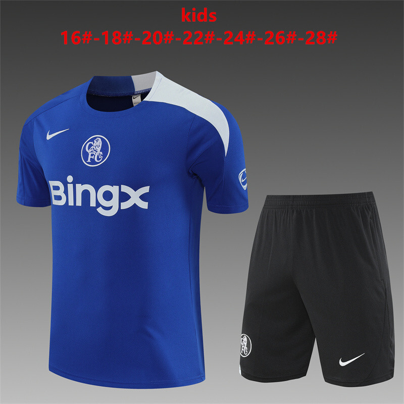 Chelsea 2025/26 Set Allenamento Bambino blu
