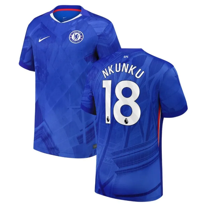 Chelsea NKUNKU 2025/26 Heimtrikot - Blau