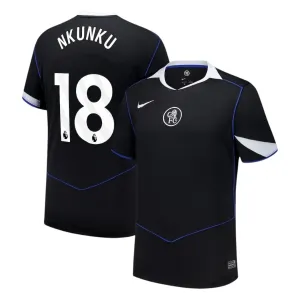 Chelsea NKUNKU 2025/26 Drittes Trikot - Schwarz