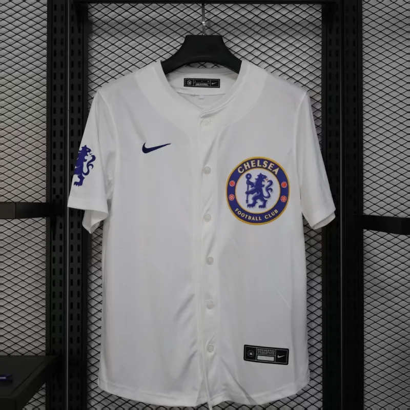 Chelsea 2025/26 Baseball Edition Player Jersey - White