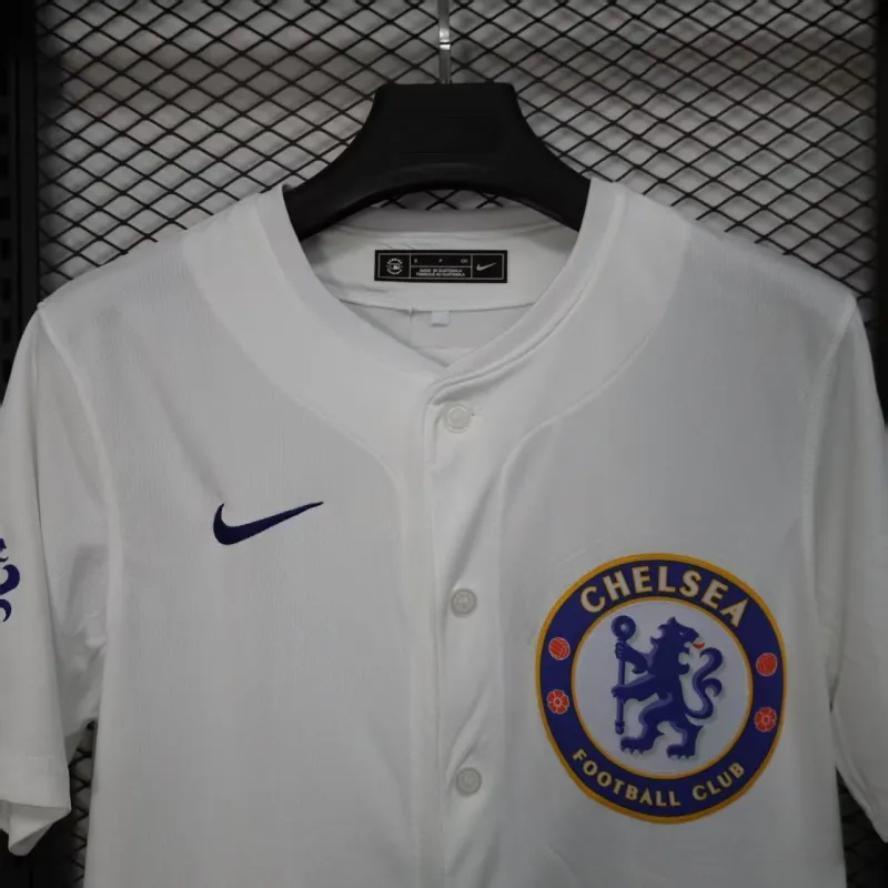 Chelsea 2025/26 Baseball Edition Player Jersey - White