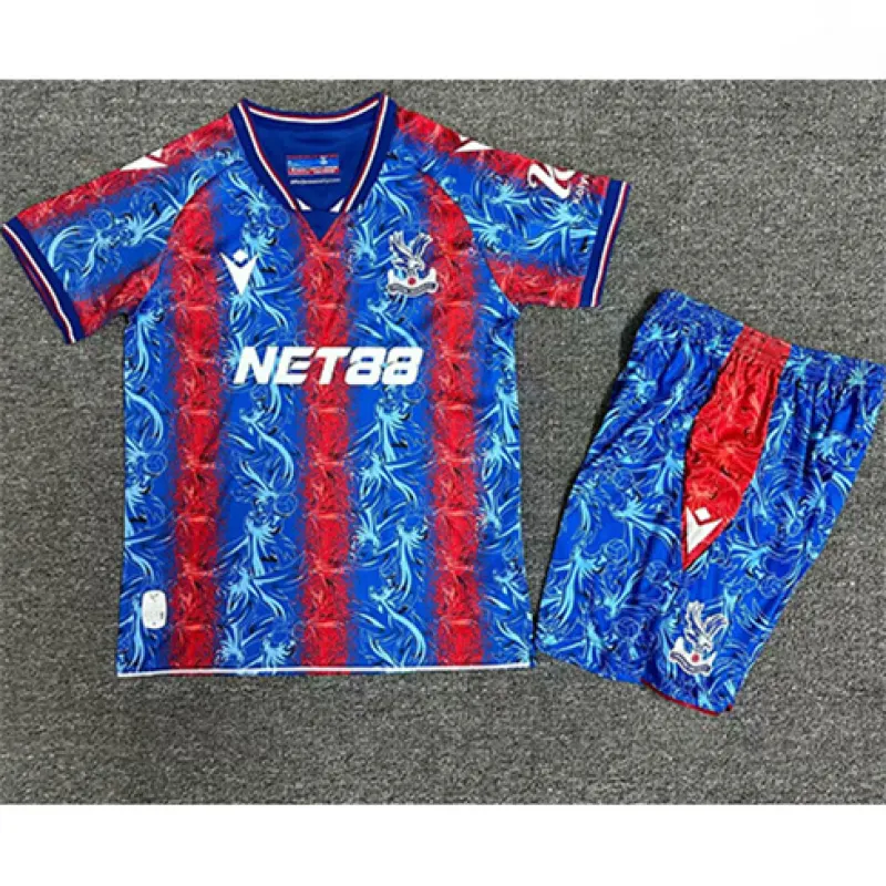 Heim-Kinder-Trikot von Crystal Palace 2024/25 - Rot und Blau