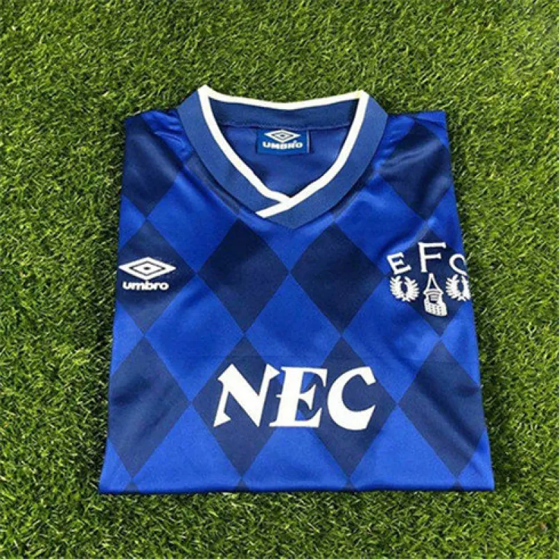Evertons Retro-Heimtrikot 1987/88 - blau