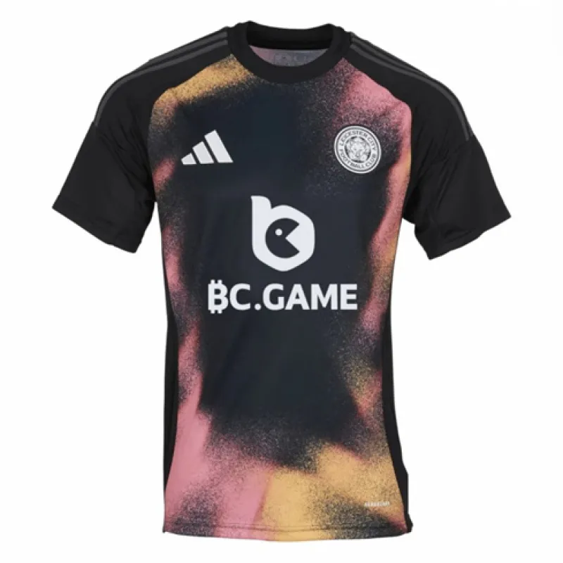 Leicester City's 2024/25 away jersey - black