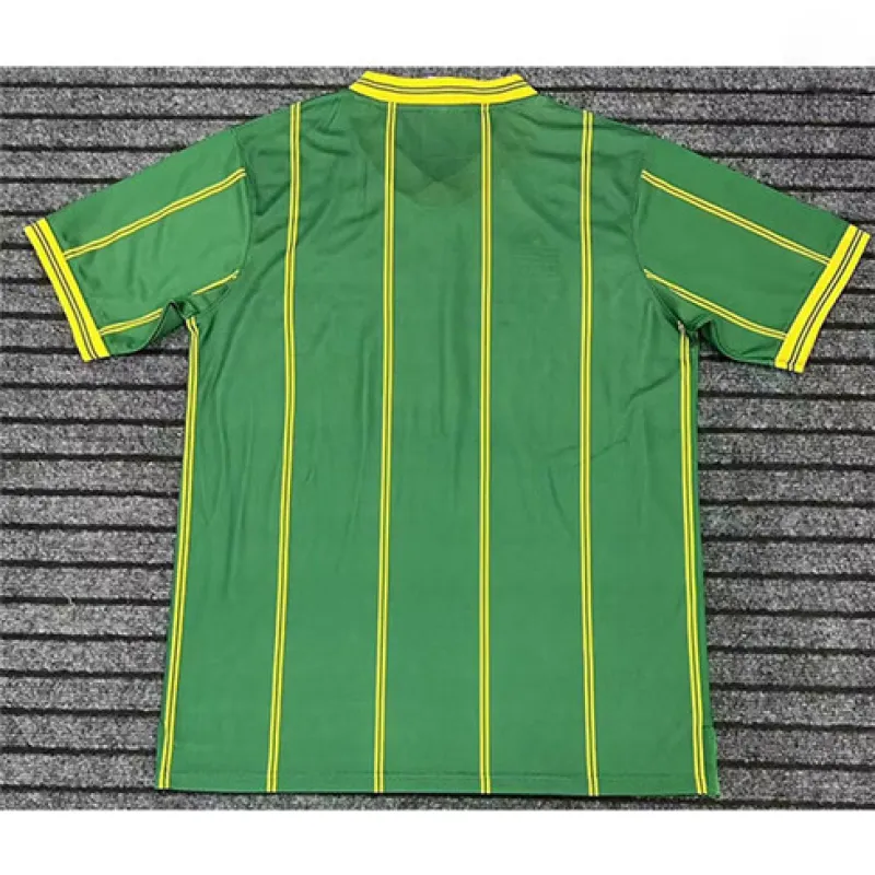 Leicester City's 1984 retro away jersey - green