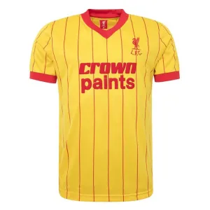 Liverpool 1983/84 Retro Away Jersey - Yellow