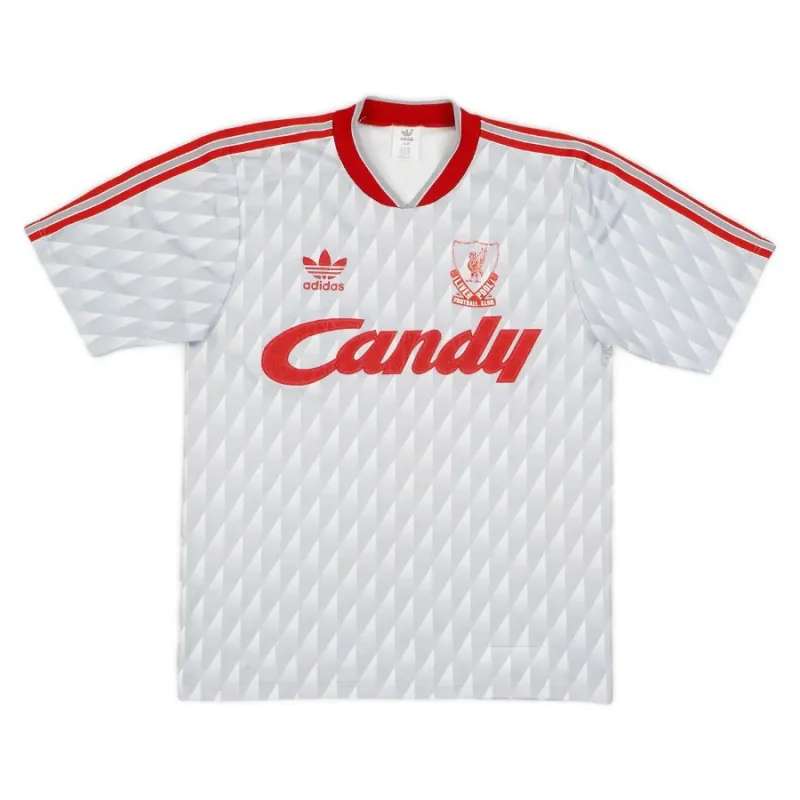 Liverpool 1989-1991 Retro Away Jersey - Gray