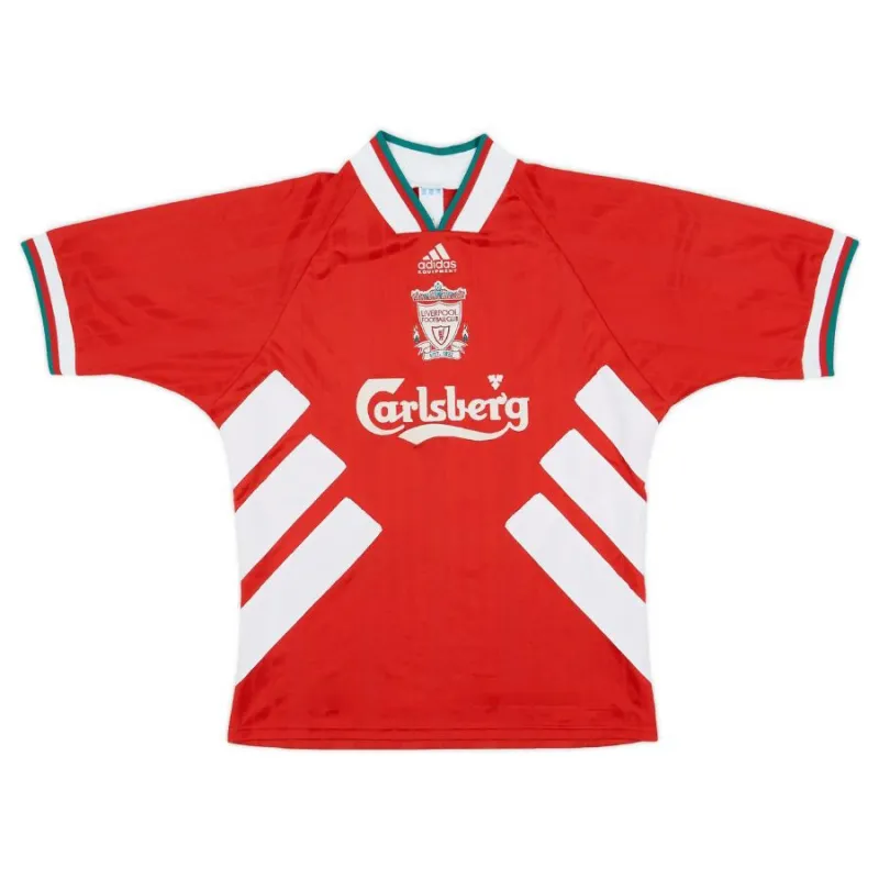 Liverpool 1993 1995 Maillot domicile rétro - Rouge