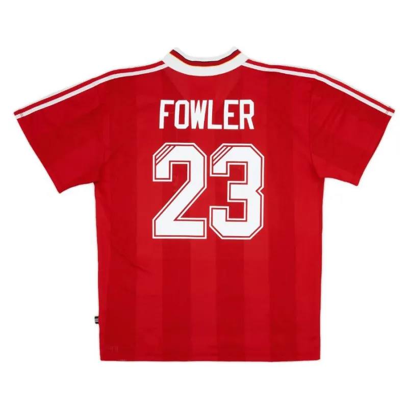 Liverpool FOWLER 1985/86 Maglia casalinga retrò - Rossa