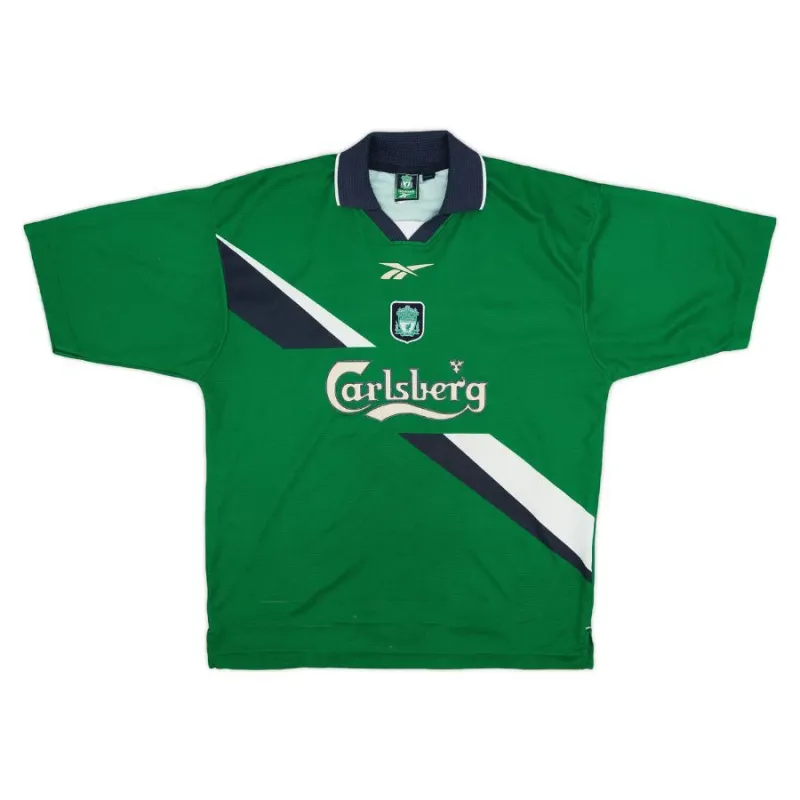 Liverpool FOWLER 1999/2000 Camiseta retro visitante - Verde