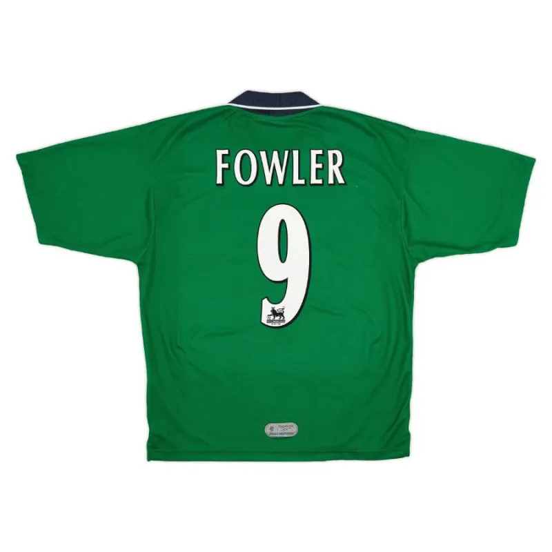 Liverpool FOWLER 1999/2000 Camiseta retro visitante - Verde